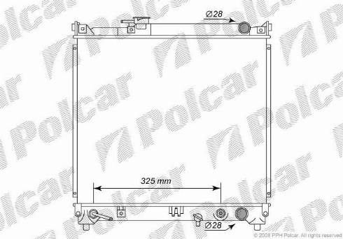 Polcar 7403084K - Hladnjak, hladjenje motora www.molydon.hr