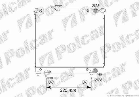 Polcar 7403083K - Hladnjak, hladjenje motora www.molydon.hr