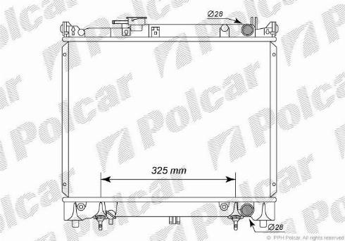 Polcar 740308-3 - Hladnjak, hladjenje motora www.molydon.hr