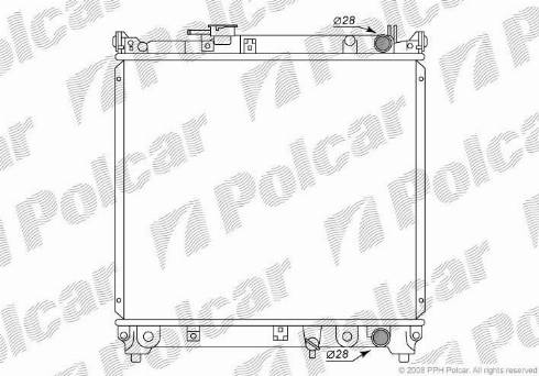 Polcar 740308-2 - Hladnjak, hladjenje motora www.molydon.hr