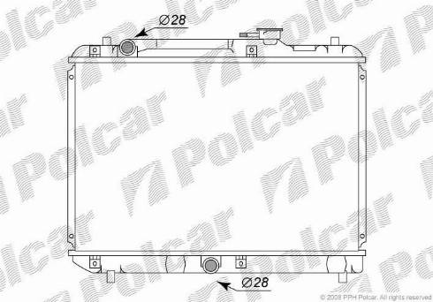 Polcar 741208-1 - Hladnjak, hladjenje motora www.molydon.hr