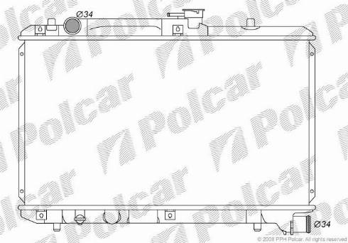 Polcar 7412083K - Hladnjak, hladjenje motora www.molydon.hr