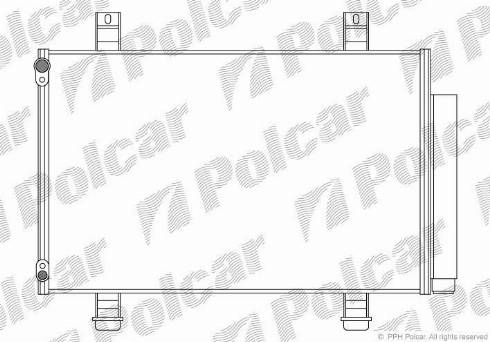 Polcar 7423K81K - Kondenzator, klima-Uređaj www.molydon.hr