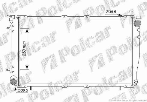 Polcar 7240081K - Hladnjak, hladjenje motora www.molydon.hr