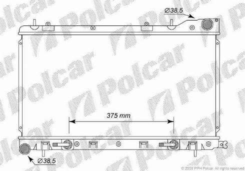 Polcar 724108-1 - Hladnjak, hladjenje motora www.molydon.hr