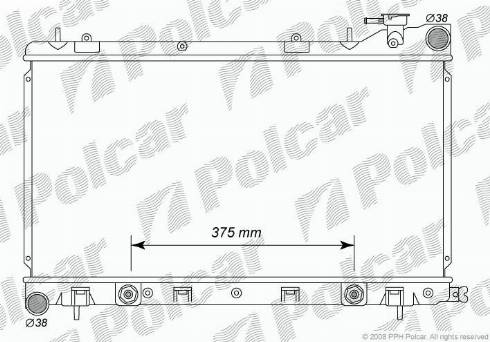 Polcar 7241082K - Hladnjak, hladjenje motora www.molydon.hr