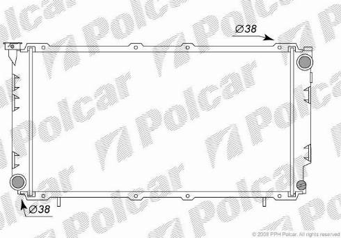 Polcar 7205081K - Hladnjak, hladjenje motora www.molydon.hr