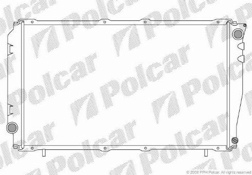 Polcar 7205083K - Hladnjak, hladjenje motora www.molydon.hr