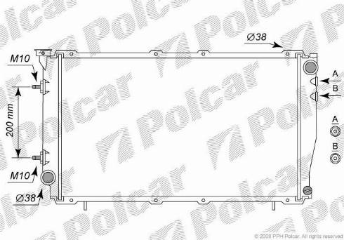 Polcar 7206083K - Hladnjak, hladjenje motora www.molydon.hr