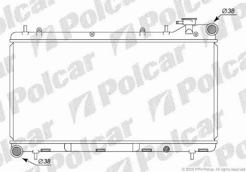 Polcar 7210081K - Hladnjak, hladjenje motora www.molydon.hr