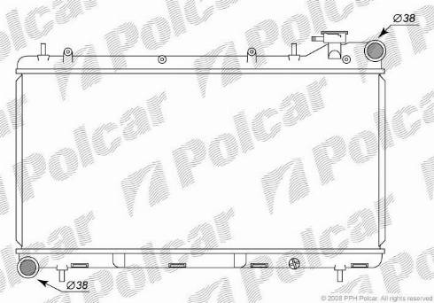 Polcar 721008-1 - Hladnjak, hladjenje motora www.molydon.hr