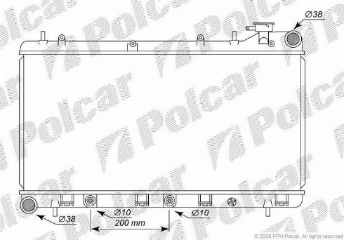 Polcar 721008-2 - Hladnjak, hladjenje motora www.molydon.hr