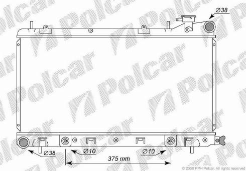 Polcar 7211082K - Hladnjak, hladjenje motora www.molydon.hr