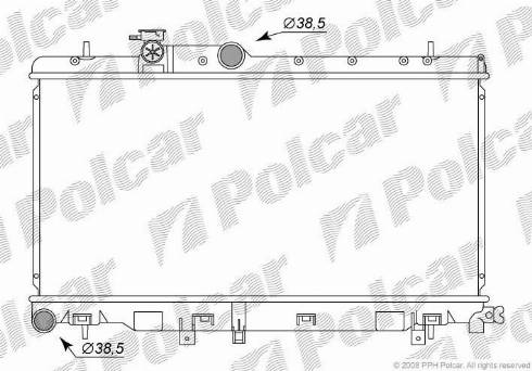 Polcar 7213081K - Hladnjak, hladjenje motora www.molydon.hr