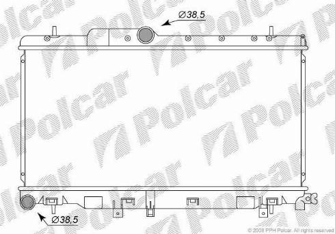 Polcar 721208-2 - Hladnjak, hladjenje motora www.molydon.hr