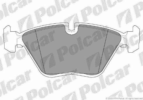 Polcar S70-0041 - Komplet Pločica, disk-kočnica www.molydon.hr