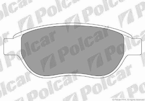 Polcar S70-0066 - Komplet Pločica, disk-kočnica www.molydon.hr