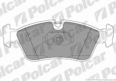 Polcar S70-0071 - Komplet Pločica, disk-kočnica www.molydon.hr