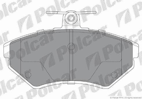 Polcar S70-0043 - Komplet Pločica, disk-kočnica www.molydon.hr