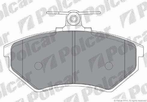 Polcar S70-0004 - Komplet Pločica, disk-kočnica www.molydon.hr