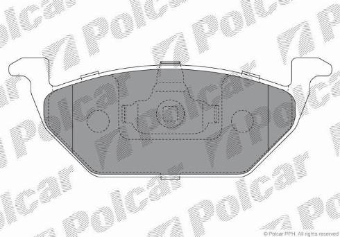 Polcar S70-0020 - Komplet Pločica, disk-kočnica www.molydon.hr