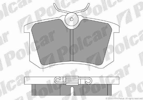 Polcar S70-1003 - Komplet Pločica, disk-kočnica www.molydon.hr