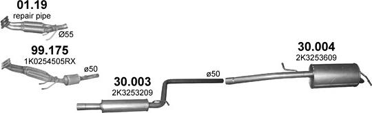 Polmo POLMO99956 - Ispušni sistem www.molydon.hr