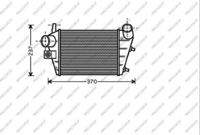 Prasco AA080N001 - Intercooler, hladnjak www.molydon.hr