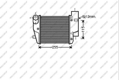 Prasco AD034N001 - Intercooler, hladnjak www.molydon.hr