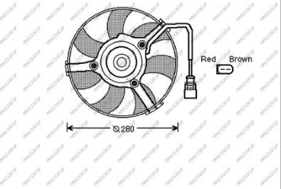 Prasco AD032F004 - Ventilator, hladjenje motora www.molydon.hr