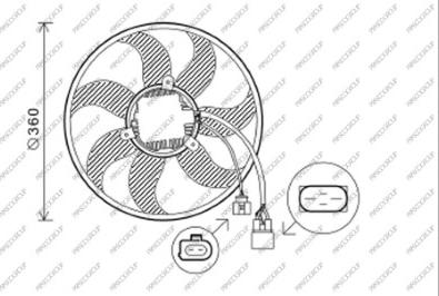 Prasco AD022F003 - Ventilator, hladjenje motora www.molydon.hr