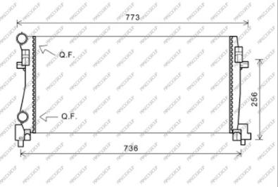 Prasco AD324R003 - Hladnjak, hladjenje motora www.molydon.hr