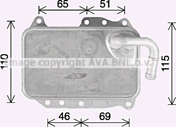 Prasco AI3437 - Uljni hladnjak, ulje za motor www.molydon.hr