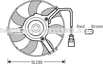 Prasco AI7516 - Ventilator, hladjenje motora www.molydon.hr