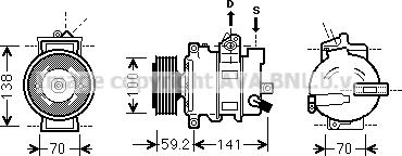 Prasco AIK329 - Kompresor, klima-Uređaj www.molydon.hr