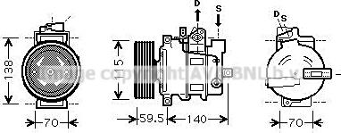 Prasco AIAK284 - Kompresor, klima-Uređaj www.molydon.hr