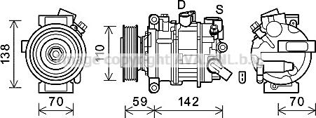 Prasco AIK401 - Kompresor, klima-Uređaj www.molydon.hr