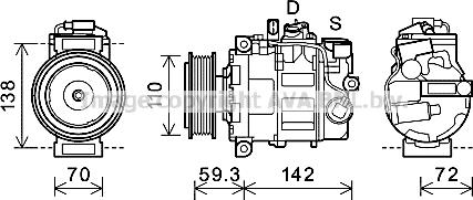 Prasco AIK398 - Kompresor, klima-Uređaj www.molydon.hr