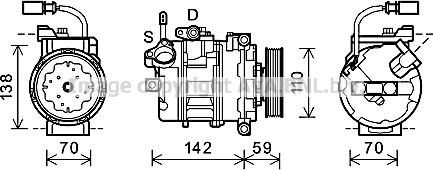 Prasco AIK340 - Kompresor, klima-Uređaj www.molydon.hr