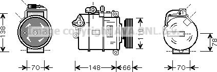 Prasco AIK247 - Kompresor, klima-Uređaj www.molydon.hr