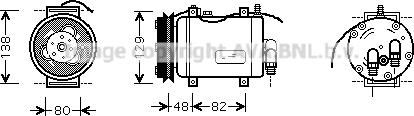 Prasco AIK228 - Kompresor, klima-Uređaj www.molydon.hr