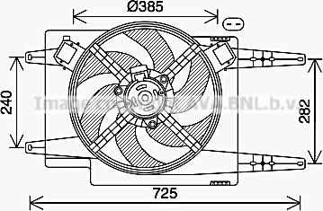 Prasco AL7525 - Ventilator, hladjenje motora www.molydon.hr