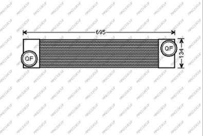 Prasco BM046N002 - Intercooler, hladnjak www.molydon.hr