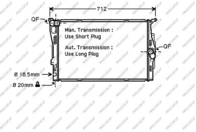 Prasco BM024R002 - Hladnjak, hladjenje motora www.molydon.hr