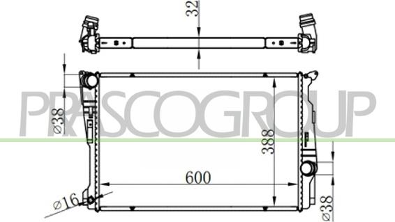 Prasco BM804R001 - Hladnjak, hladjenje motora www.molydon.hr