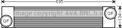 Prasco BW4375 - Intercooler, hladnjak www.molydon.hr