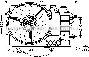 Prasco BW7506 - Ventilator, hladjenje motora www.molydon.hr