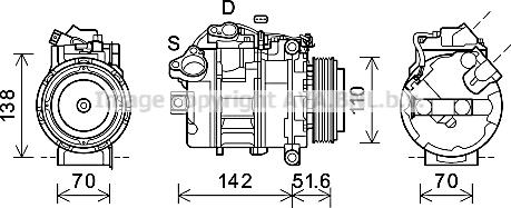 Prasco BWK487 - Kompresor, klima-Uređaj www.molydon.hr