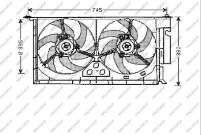 Prasco CI915F004 - Ventilator, hladjenje motora www.molydon.hr