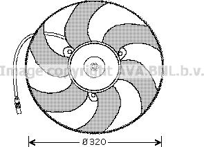 Prasco CN7519 - Ventilator, hladjenje motora www.molydon.hr